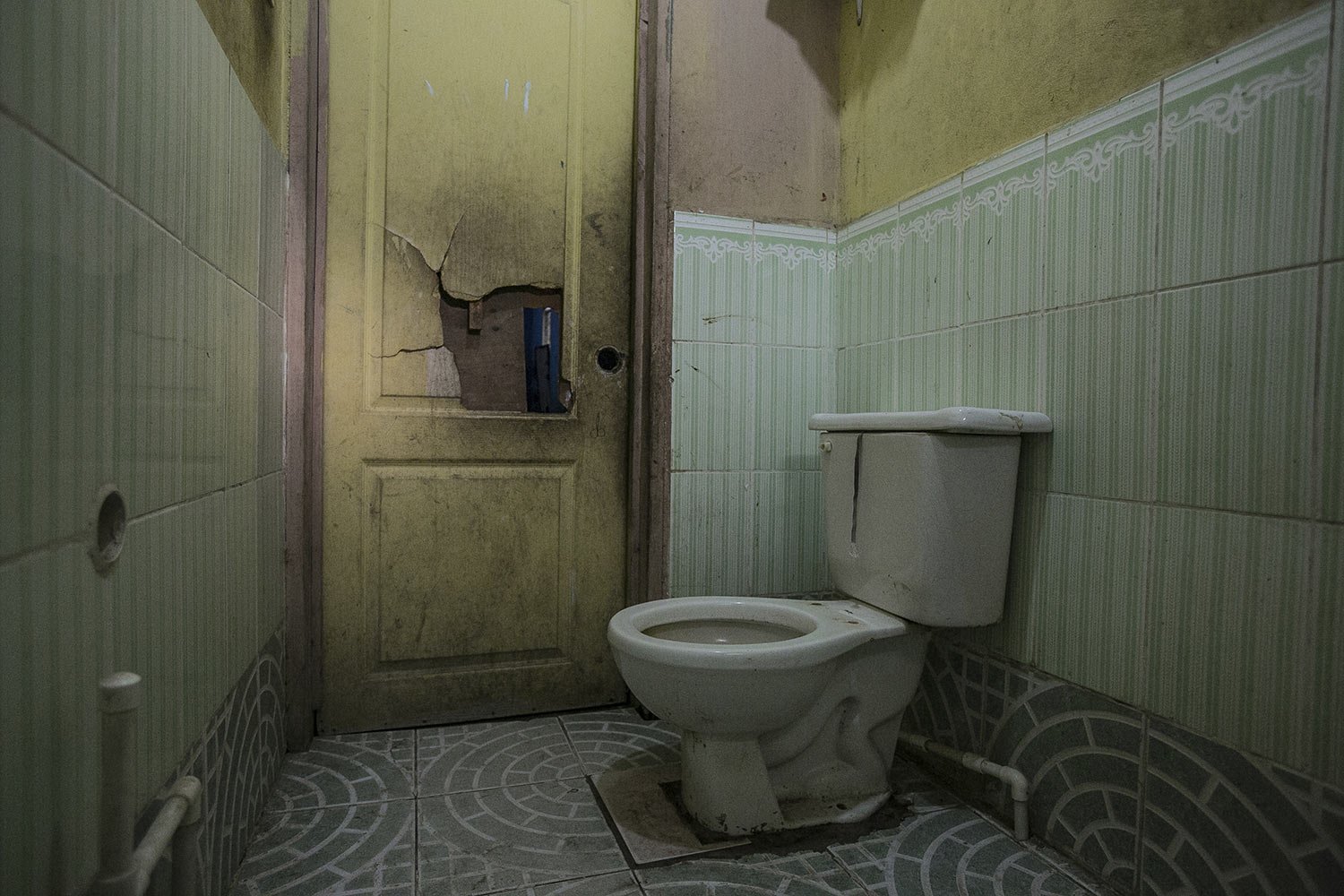  A view of the bathroom of a woman who said she aborted here in an undisclosed town in northern Honduras, March 10, 2023. The woman, who does not want to be identified because abortion is illegal in Honduras under all circumstances, said she took abo