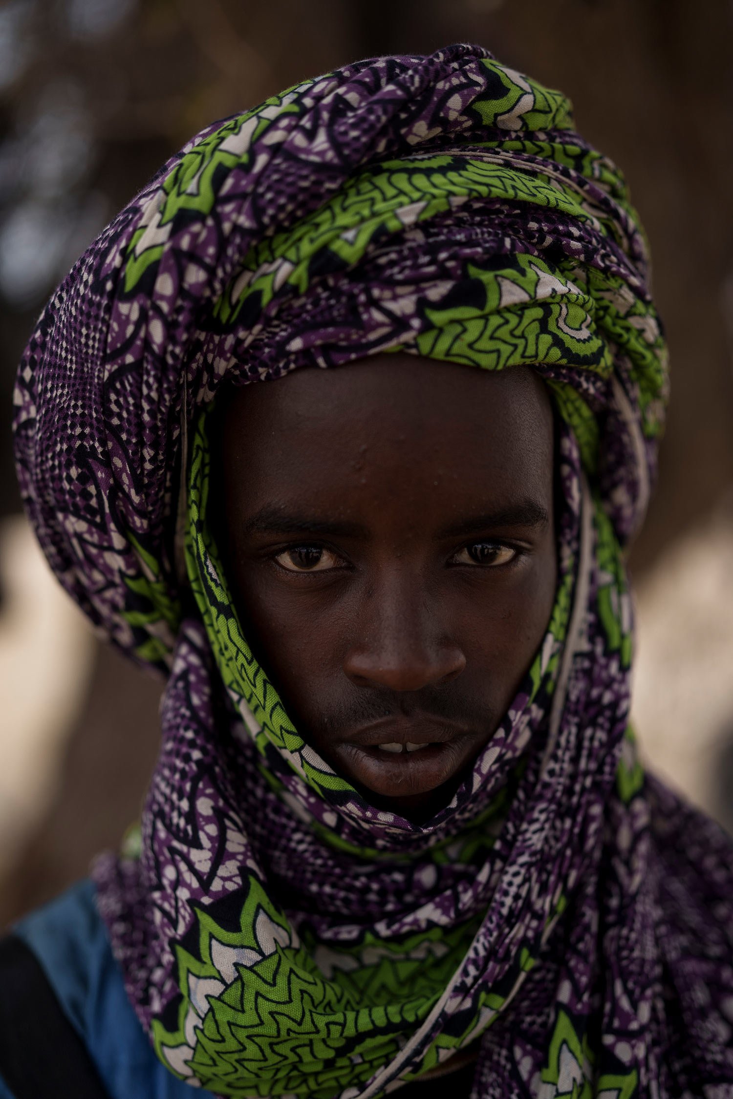  Abba Diallo, 18, stands for a portrait at a local market near a water station known as Bem Bem, in the Matam region of Senegal, Wednesday, April. 19, 2023. Diallo says that the vaccines to treat or prevent animals from disease are expensive, and dur