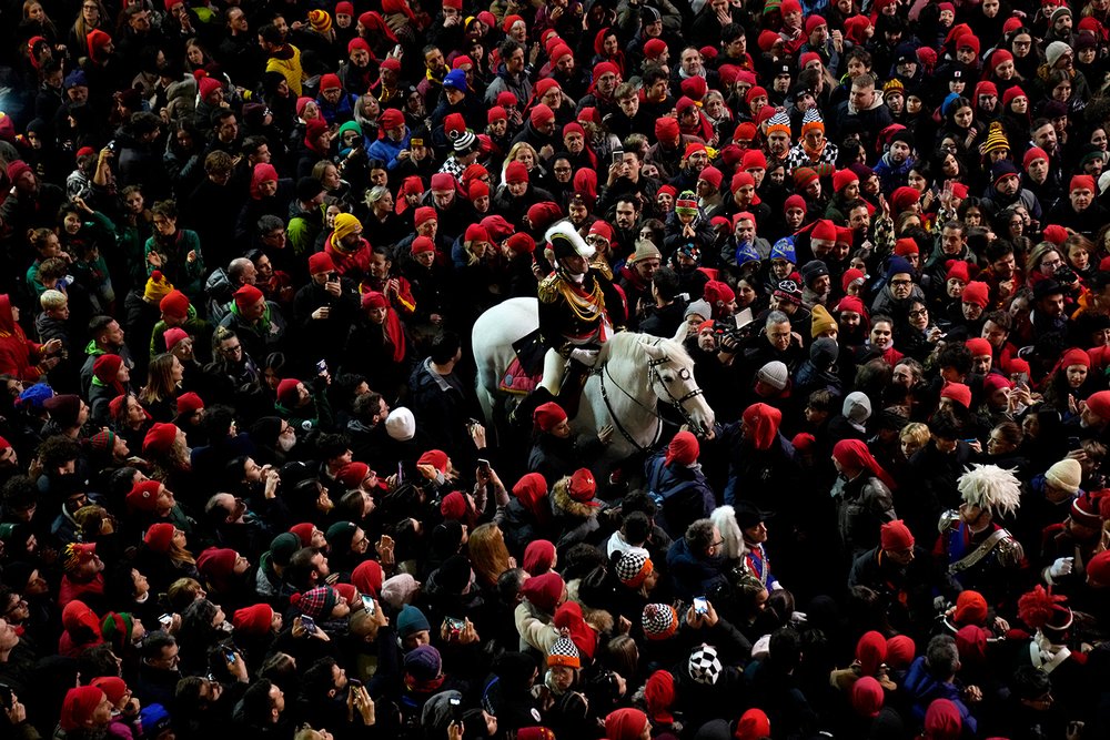 Italy Ivrea Carnival