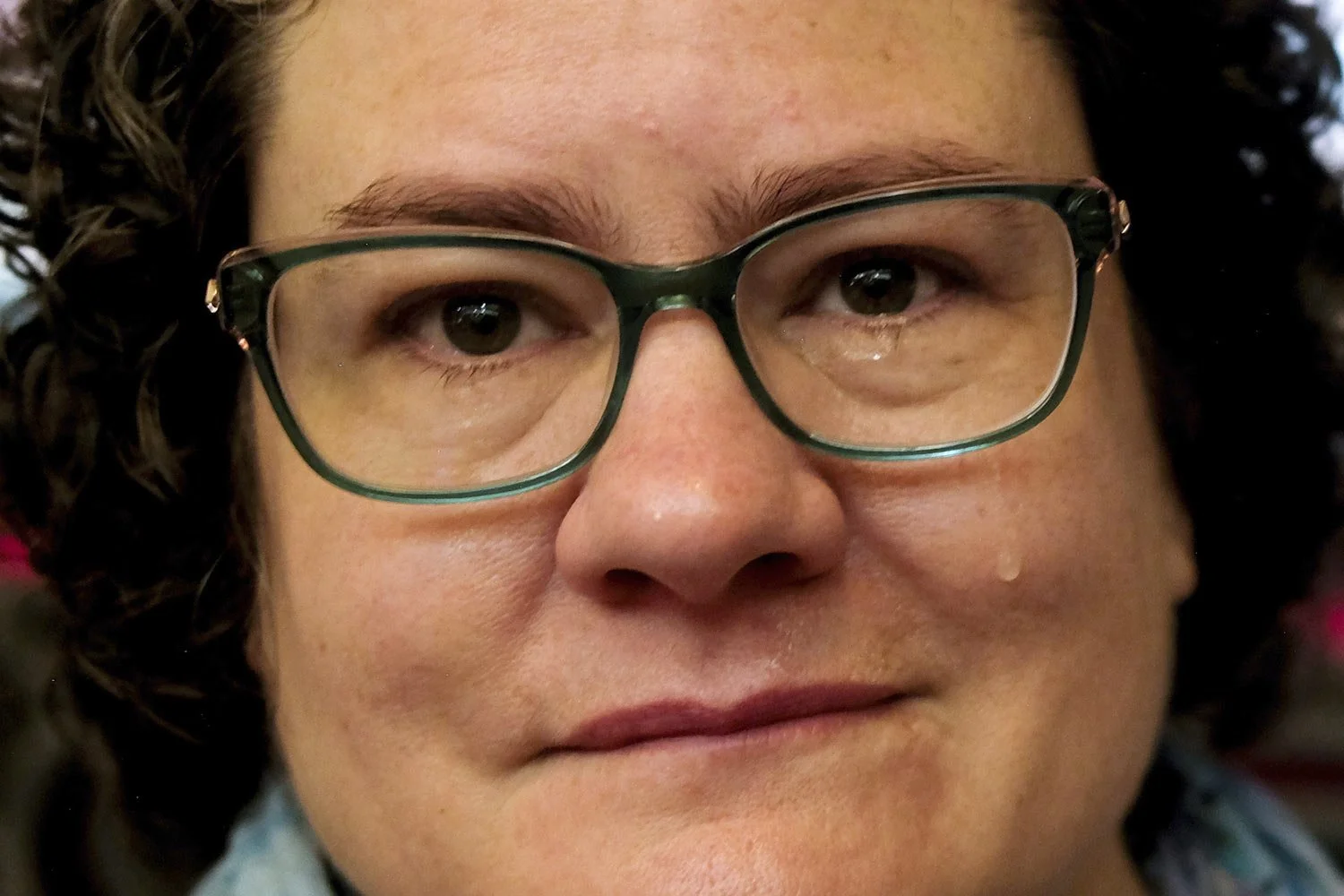  Beth Stroud sheds a tear pondering what reinstatement would mean 20 years after she was defrocked from her job as a United Methodist pastor in Philadelphia, Sunday, May 12, 2024, at Turning Point United Methodist Church in Trenton, N.J. Delegates at