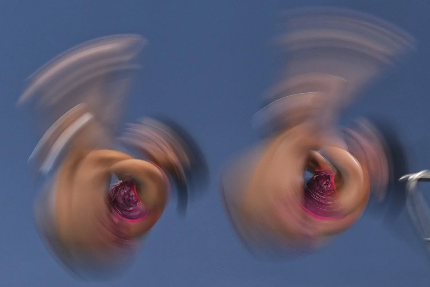 Gabriela Agundez Garcia and Alejandra Estudillo Torres of Mexico compete in the women's 10m synchronised preliminaries at the World Aquatics Championships in Singapore, Monday, July 28, 2025. (AP Photo/Ng Han Guan)