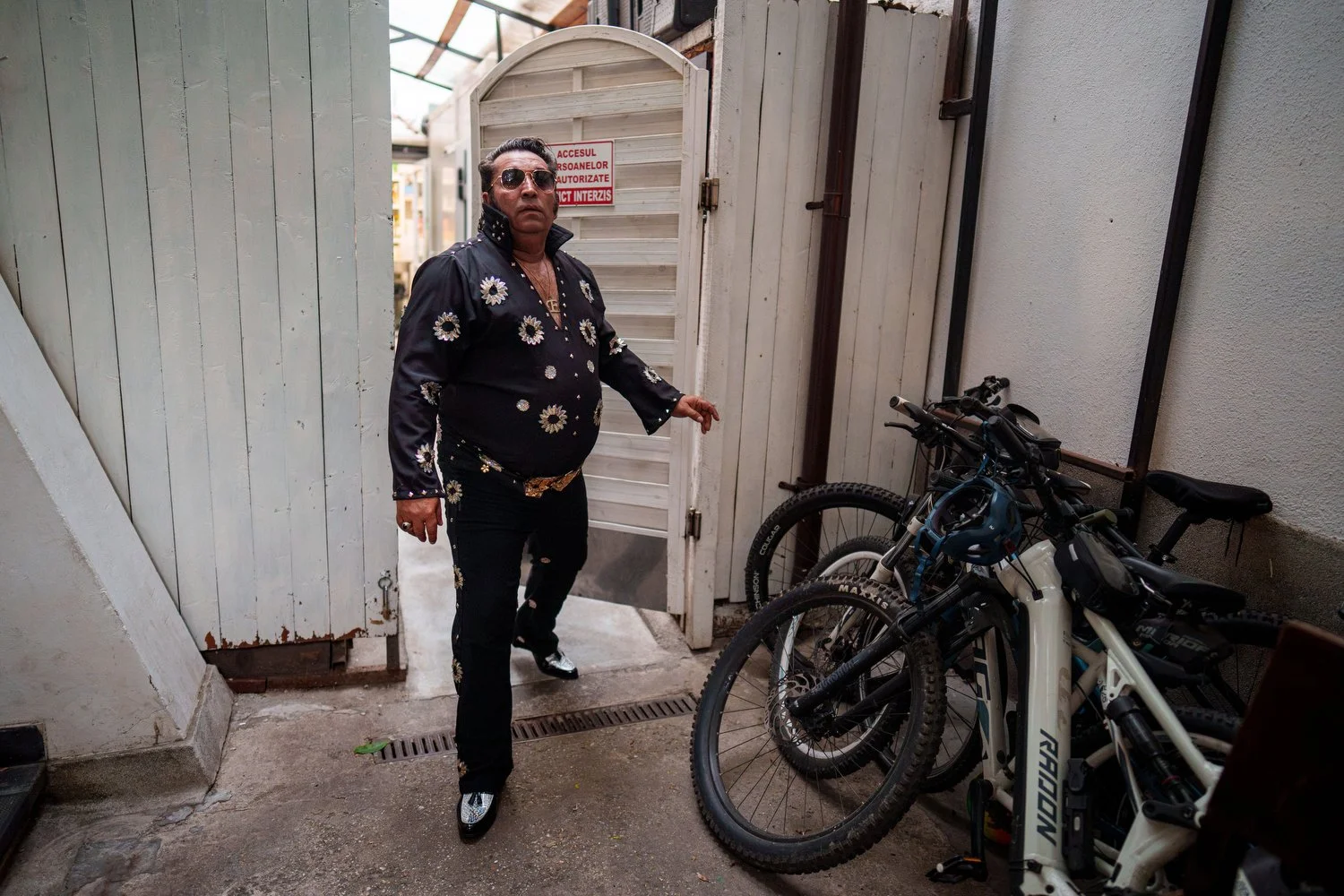 Channeling Elvis in Romania