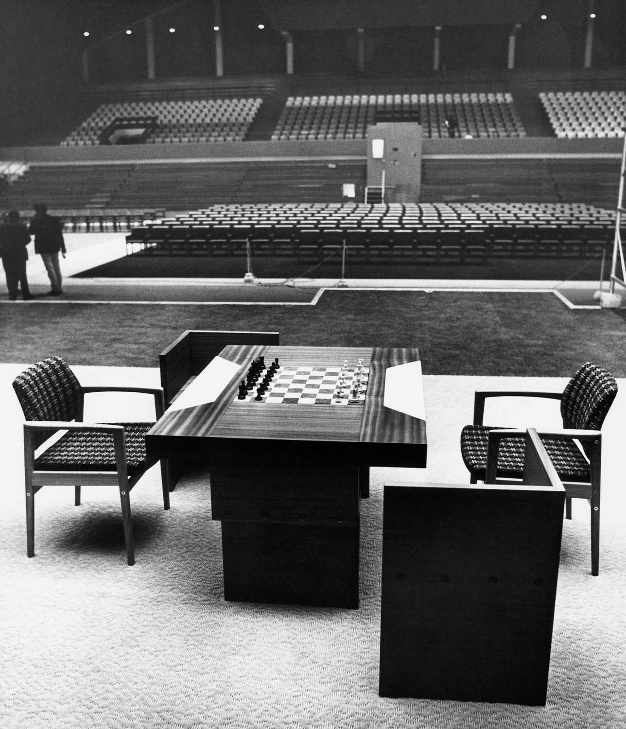 July 1972,Reykjavik, Iceland, Russian chess master Boris Spassky