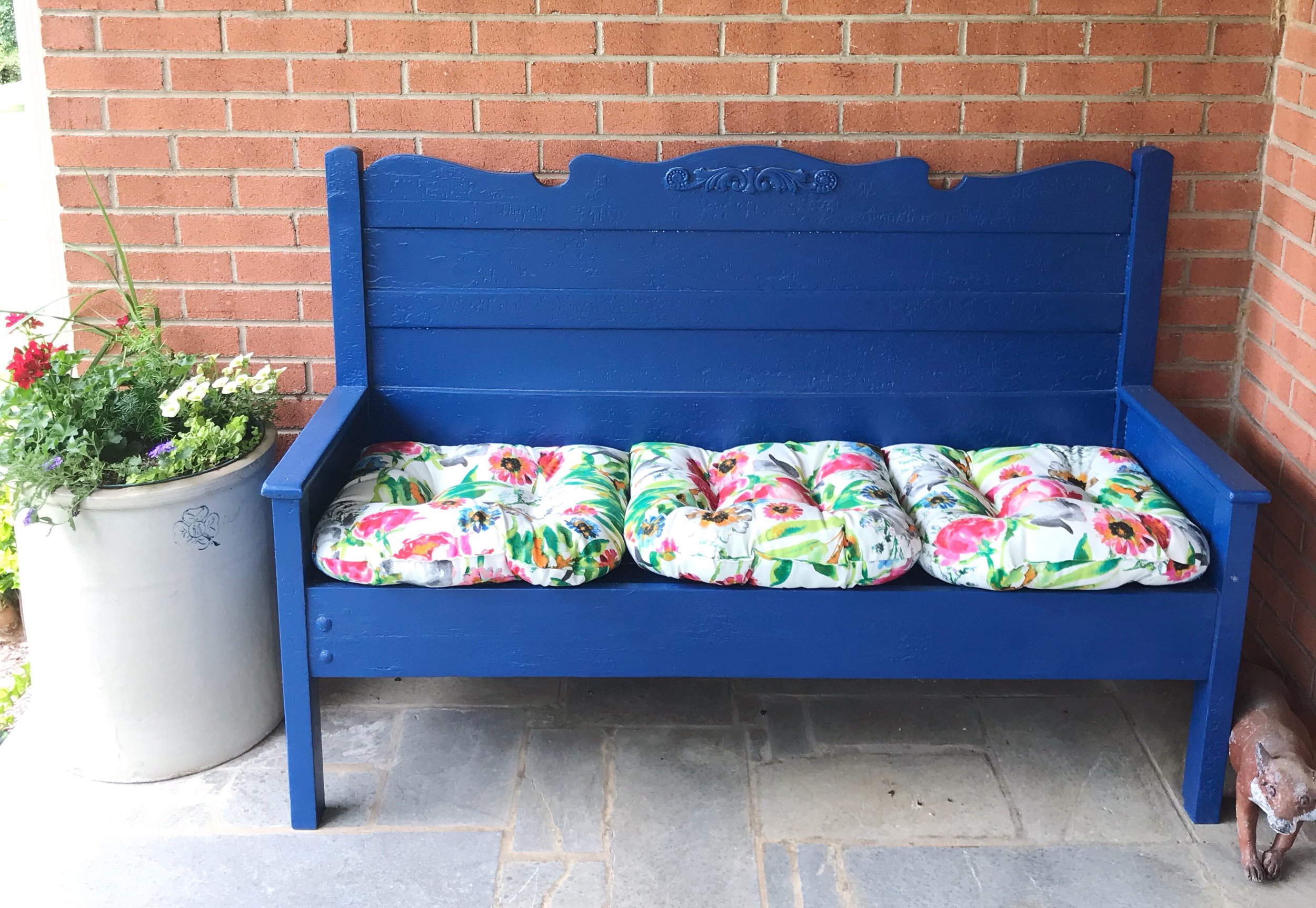 repurposed-bench-blue