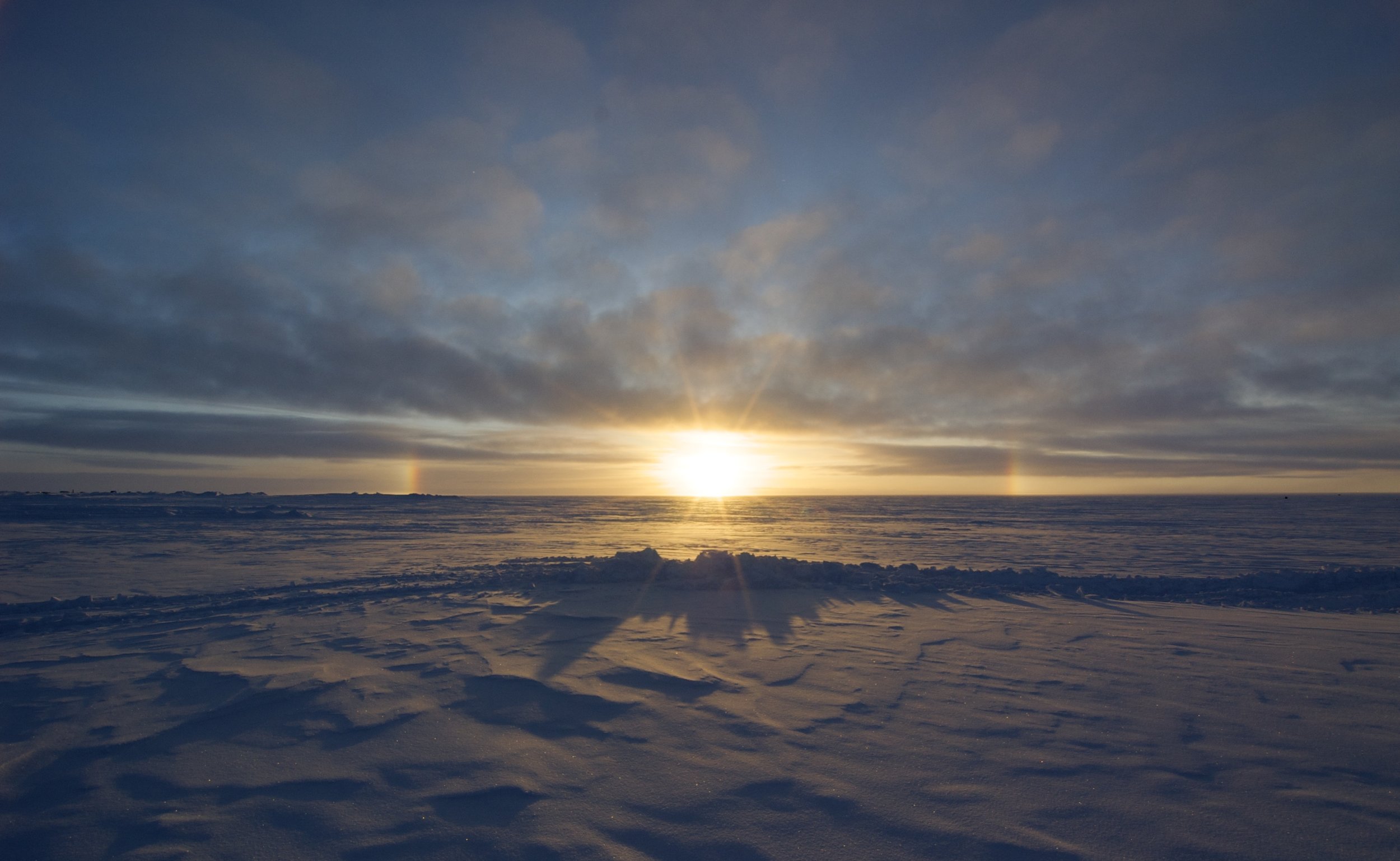 The cloud cover over the Greenland Ice Sheet is the focus of University of Colorado post-doctorate researcher Ryan Neely’s ongoing project. He’s using novel LiDAR data collection techniques to better understand how clouds and other particles suspended in the air affect the ice sheet’s energy budget. Photo: Ryan Neely