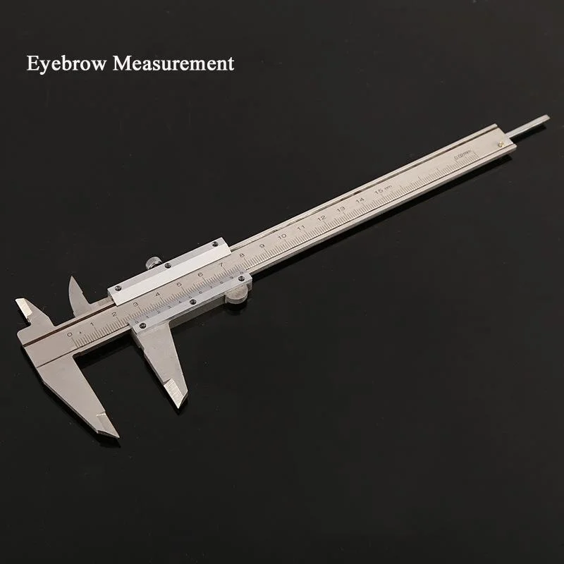 Plastic 6" Adjustable Eyebrow Caliber 