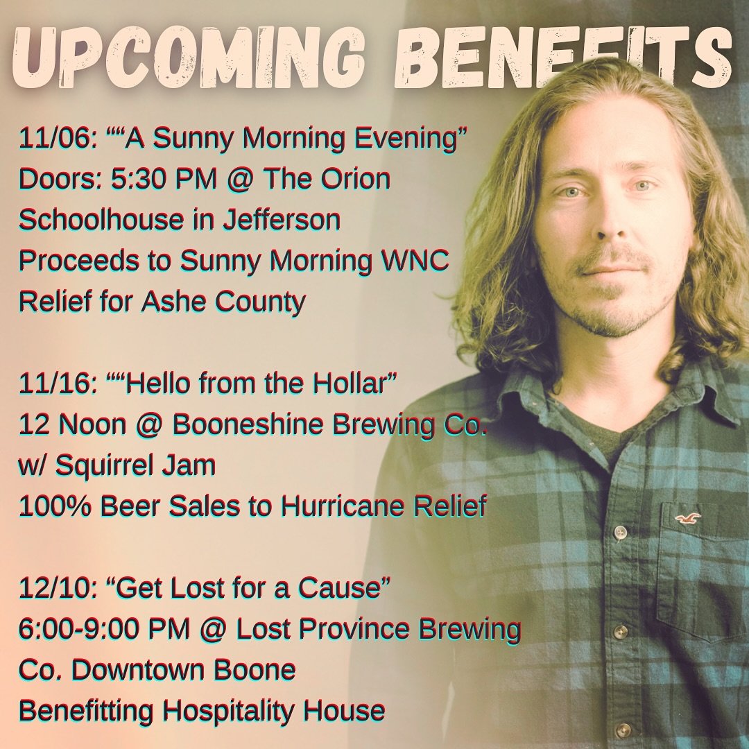 Ok, I know this is a lot to try and digest, but I wanted to get the word out about some great opportunities to support our local community&rsquo;s relief efforts and enjoy some live music at the same time. 

Nov 6th will be a night you don&rsquo;t wa