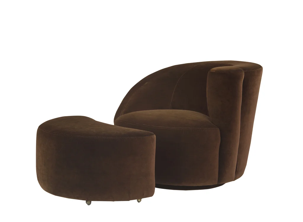 Scroll Corkscrew Swivel Chair