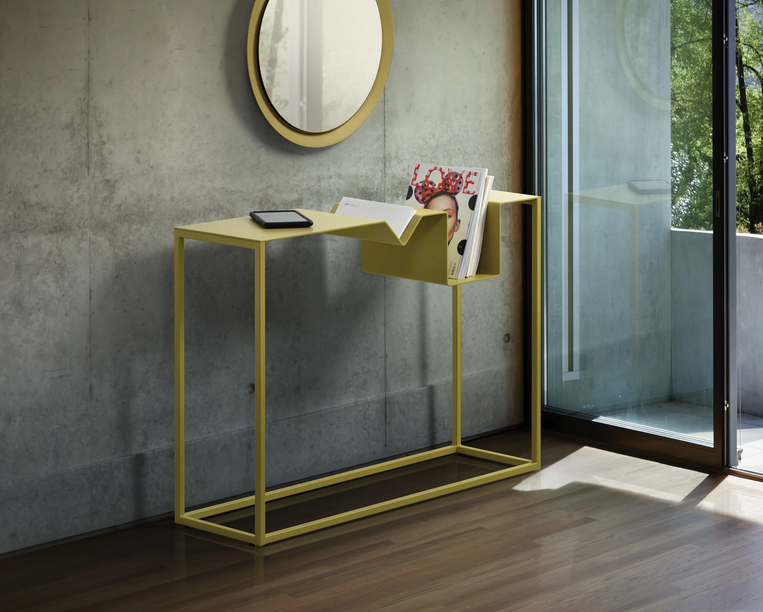 Zigzag Console Metal