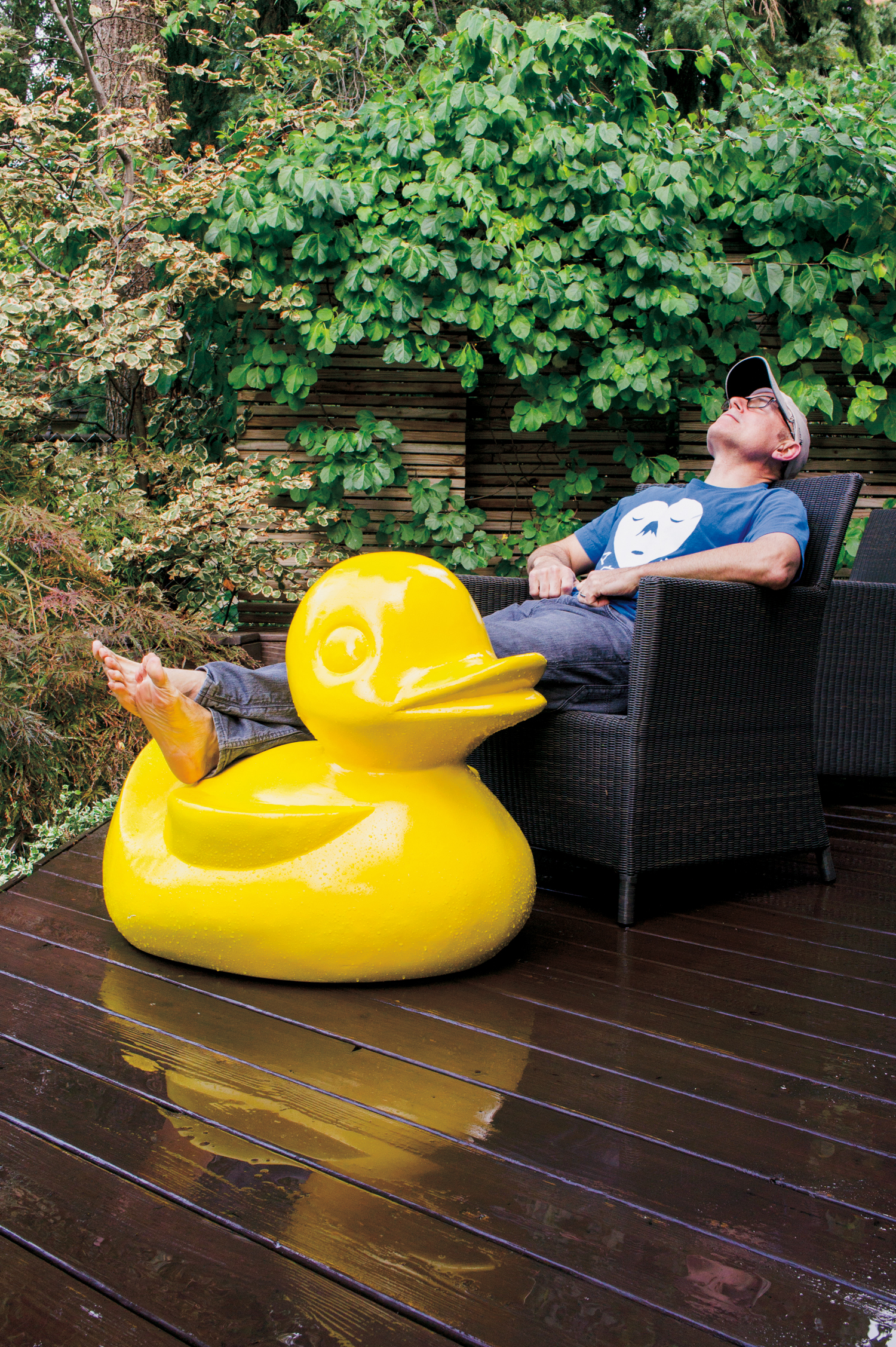 Duck Sculpture - Yellow (GLDG)