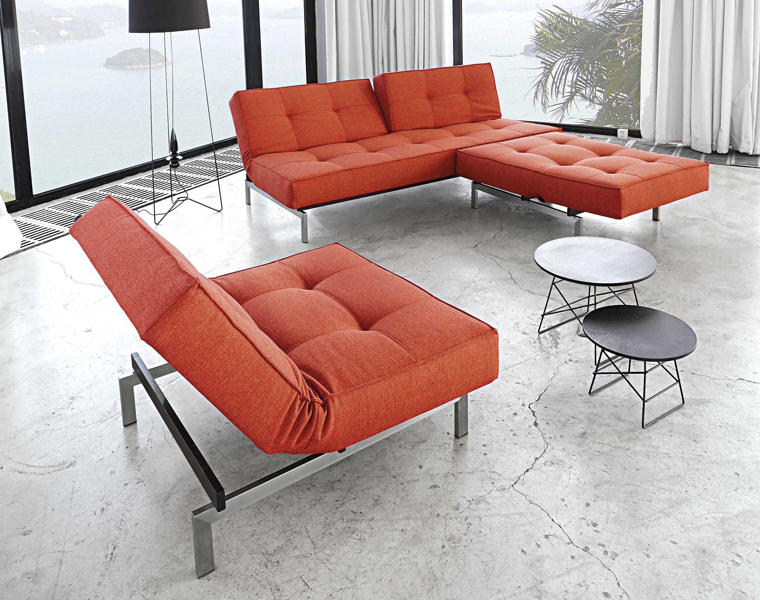 Splitback sofa and chair