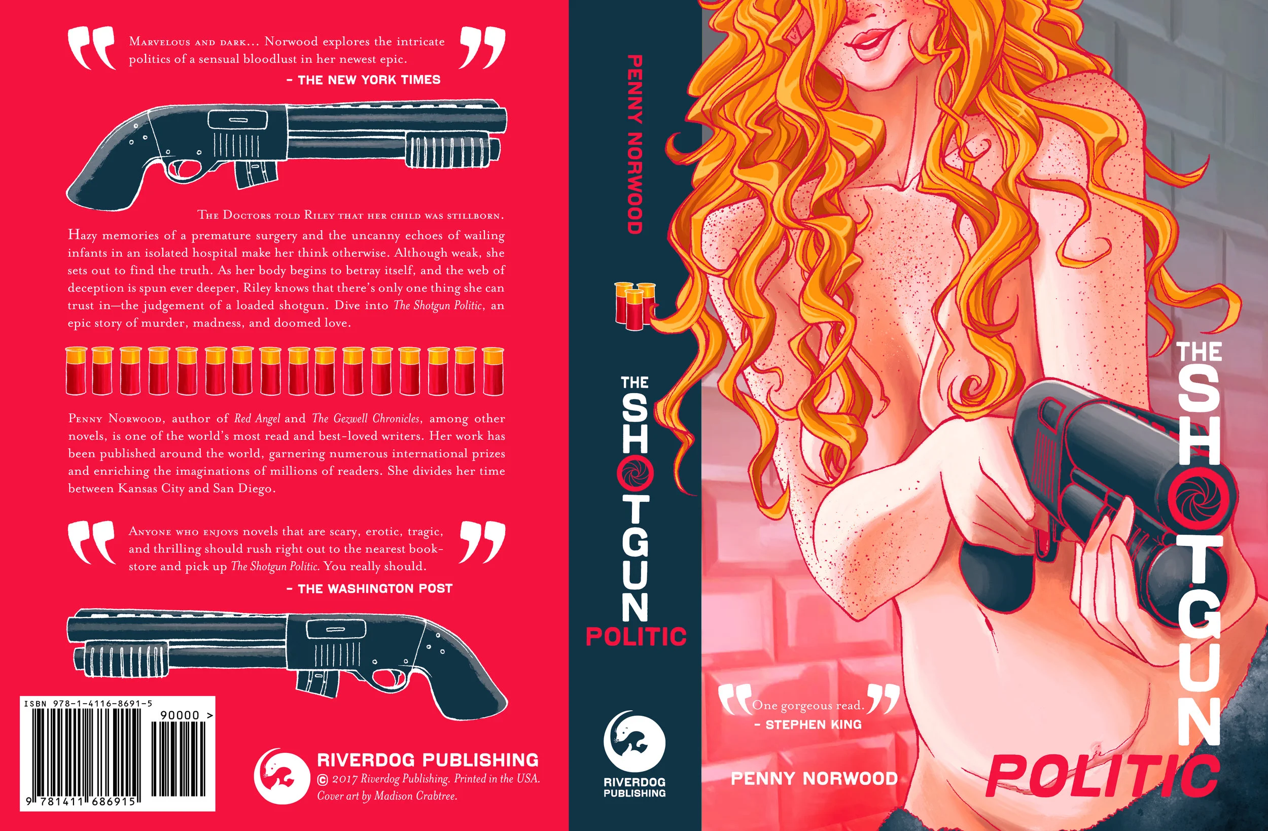 The Shotgun Politic Ink and digital, March 2017 KCAI Illustration Visiting Artist competition winner (judged by Gerard Dubois)