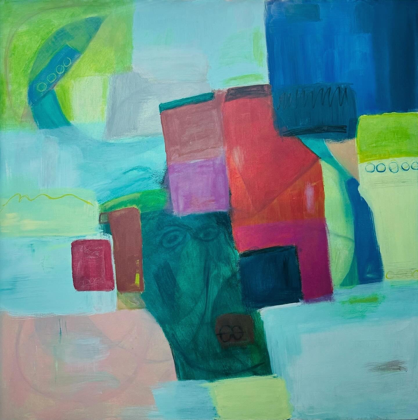 Acrylic On Canvas 42” x 42” $1750