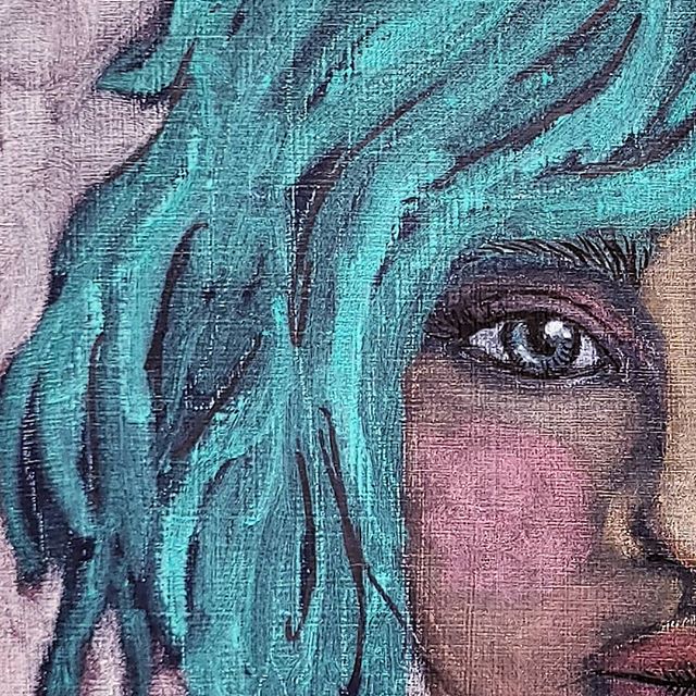 17/100
.
.
I don't know about anyone else, but I am really feeling the #teal hair lately. It's not an easy color to maintain in real life, but it is so pretty!!!!!
.
.
Here is another lady definitely inspired (subconsciously) by the show @carnivalrow