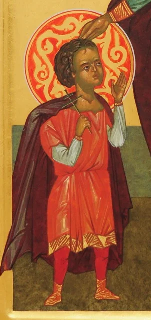 Sts Kiriakos and Julitta, 2012, detail