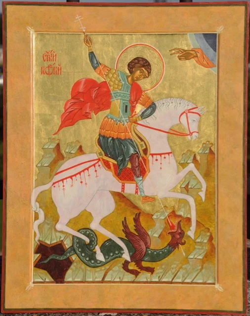St George, 26x33cm, 2009