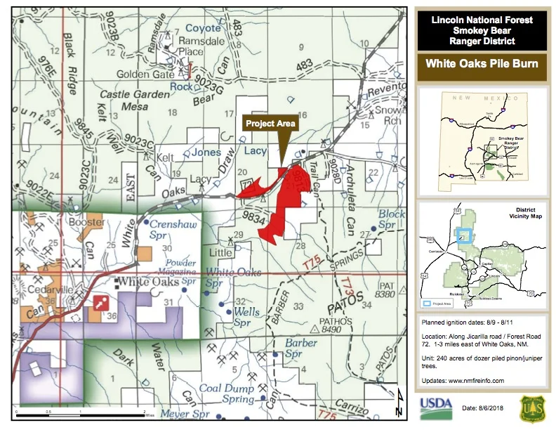 White Oaks pile burn public info map.jpg