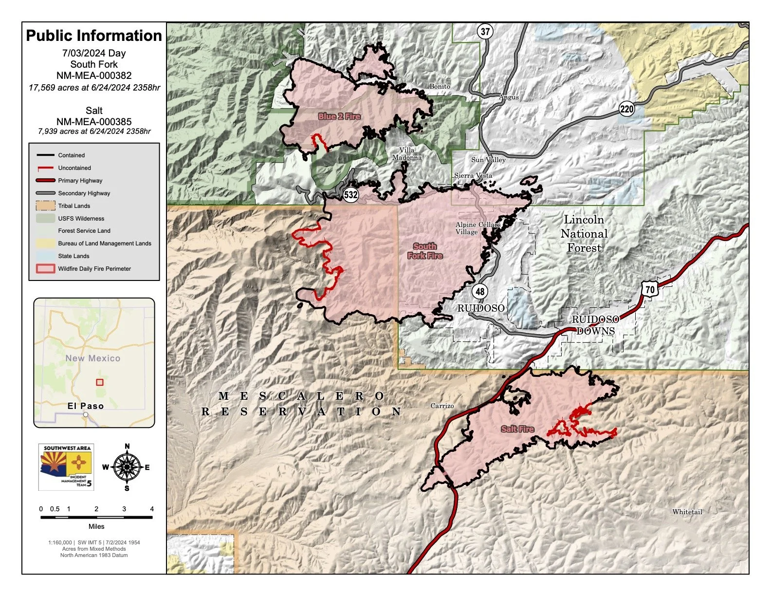 Daily Update Wednesday, July 3, 2024 Crews Continue Community Support Amid Challenging Road