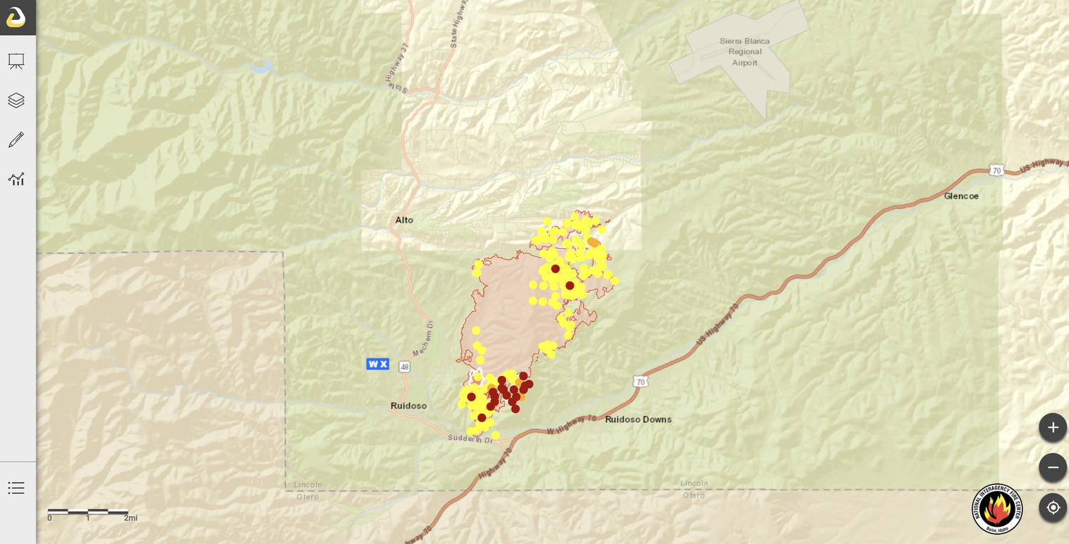 McBride Fire Situational Awareness Tool — RuidosoNM.gov Municipal