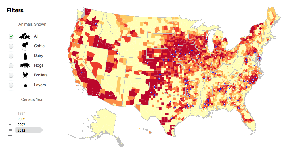 Factory Farm Map