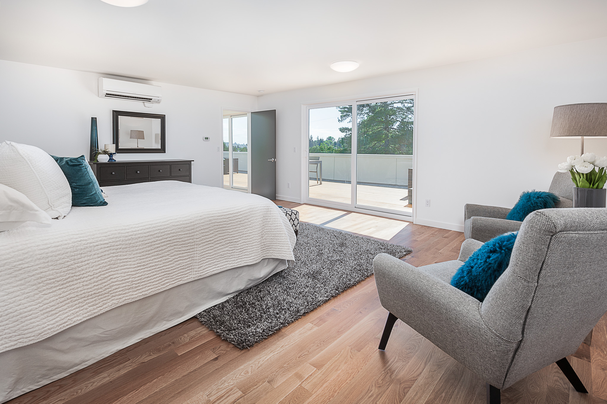 Master Bedroom with privacy and natural light