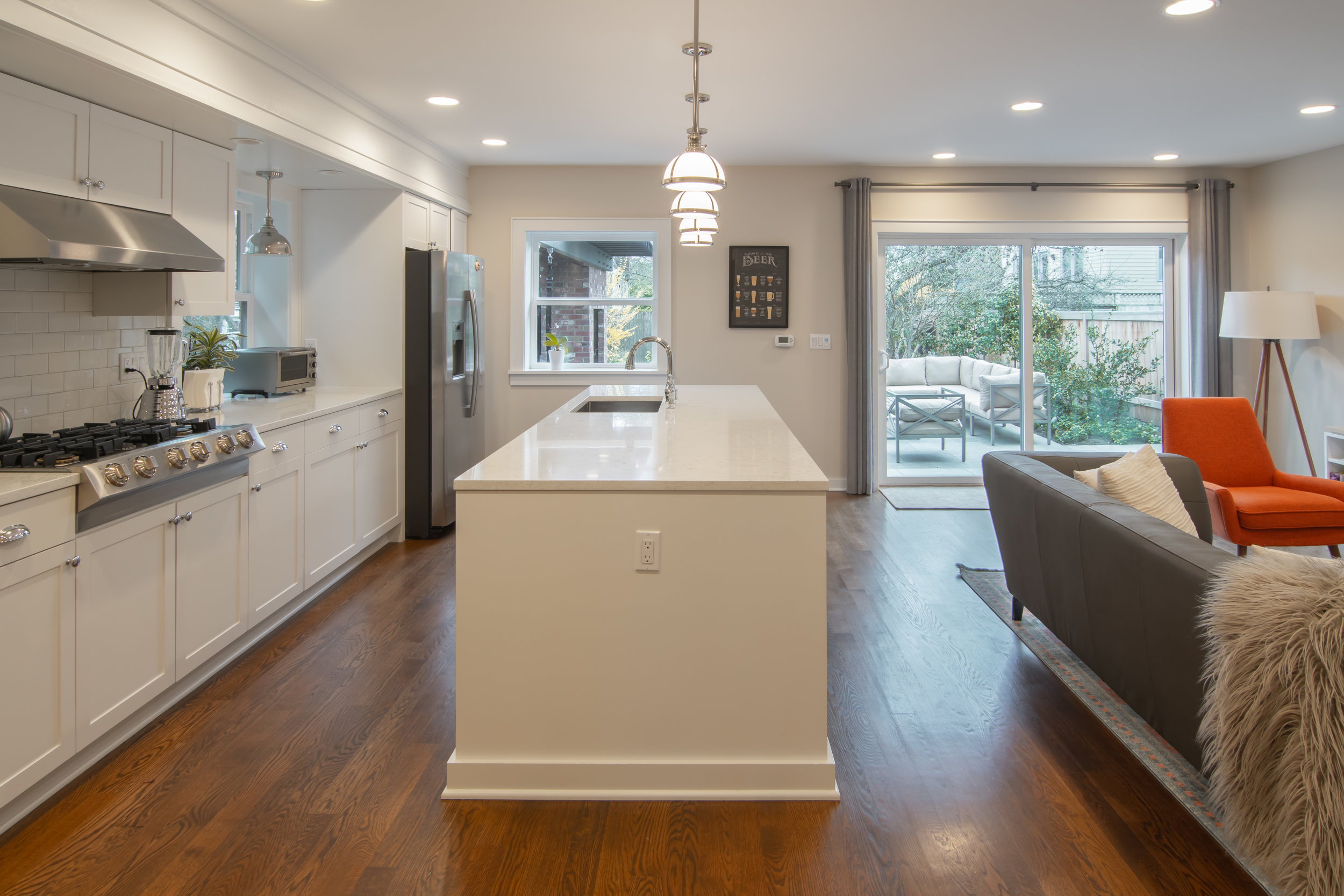 Queen Anne Modern Victorian Kitchen Island