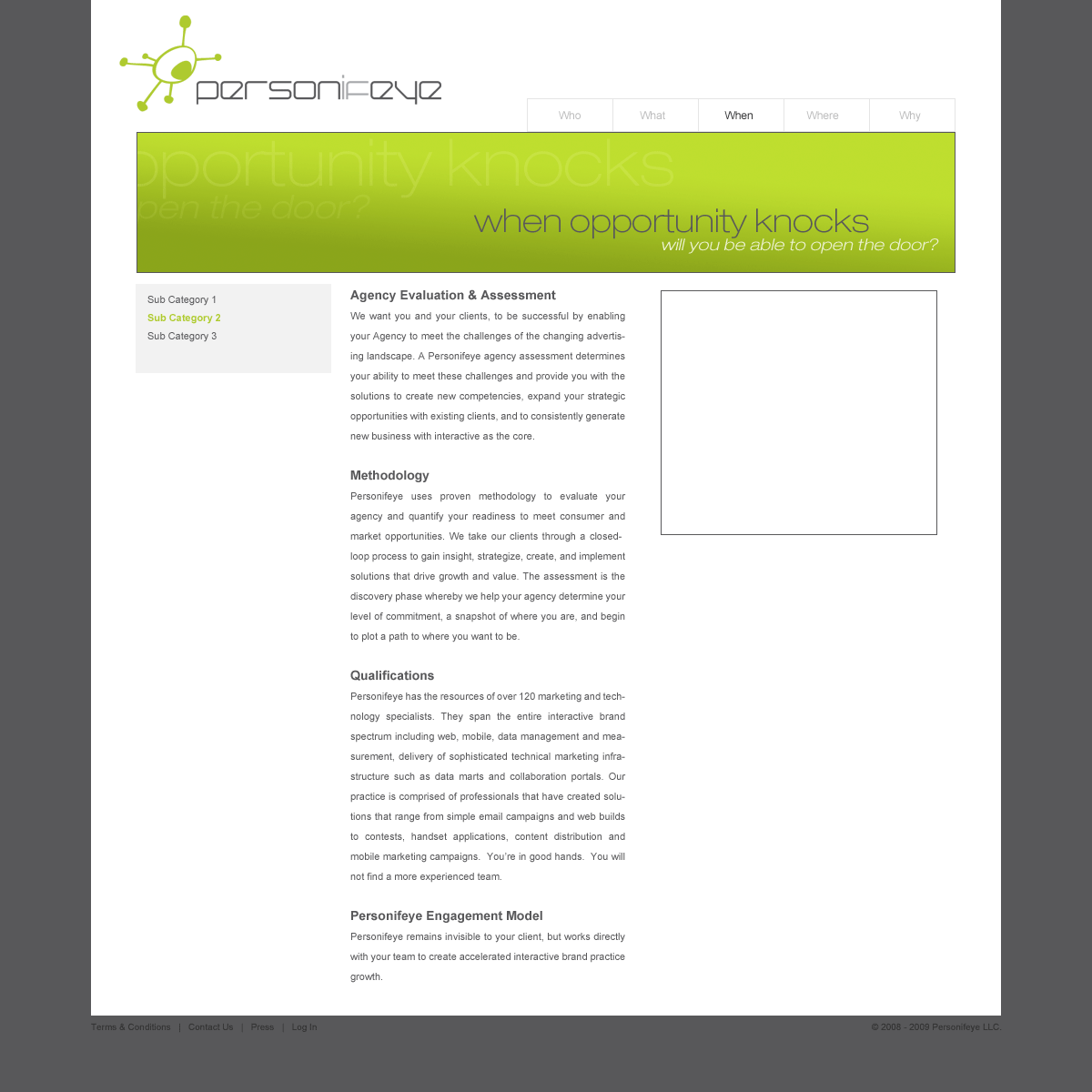 Personifeye - Web Template Two Column