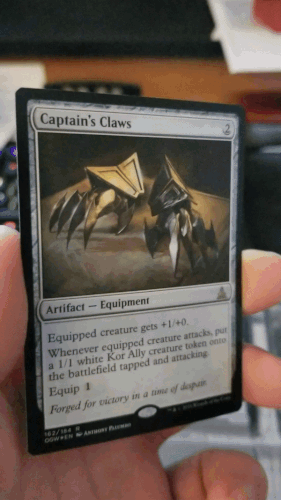 Captain's Claws with Goldnight Castigator underprinting.