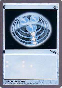Any card from this Mirrodin sheet missing the text black layer.