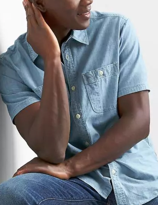 Icon denim worker shirt - $44.95 Gap