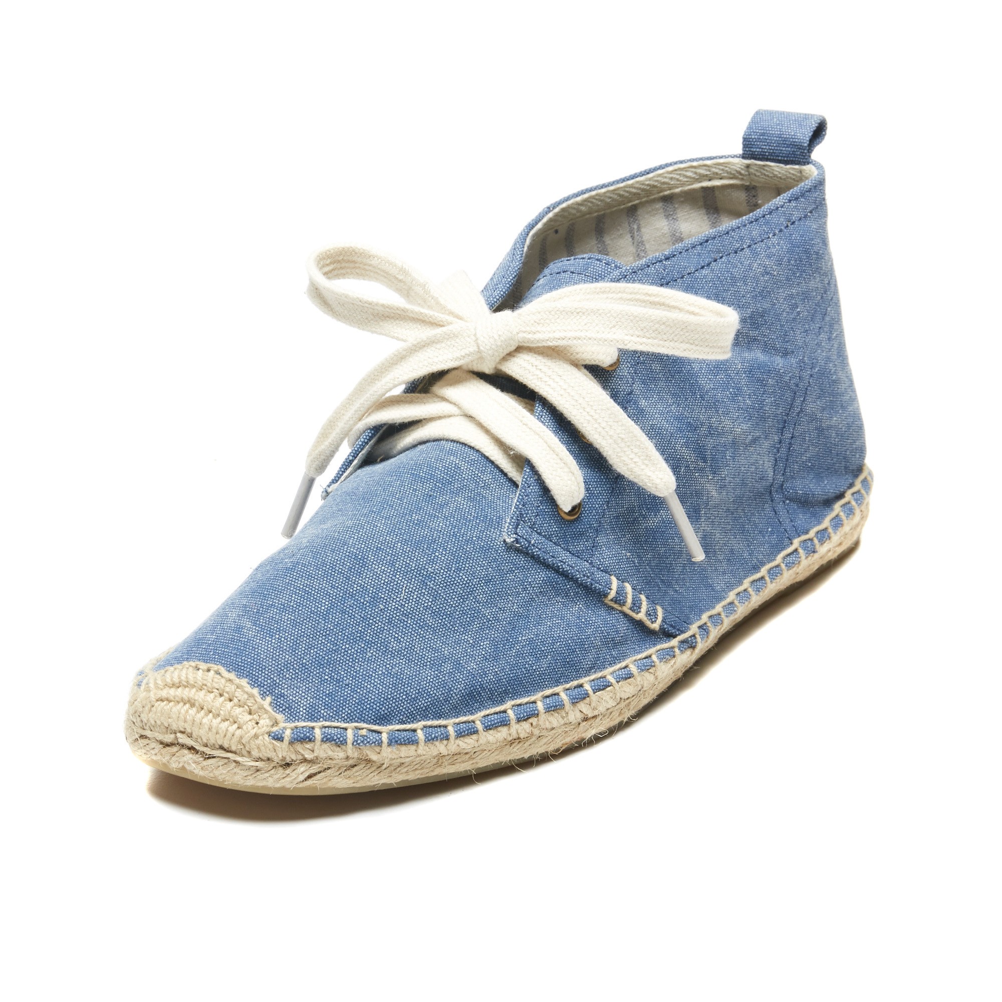 Desert Boot in Washed Marine Blue - $89 Soludos