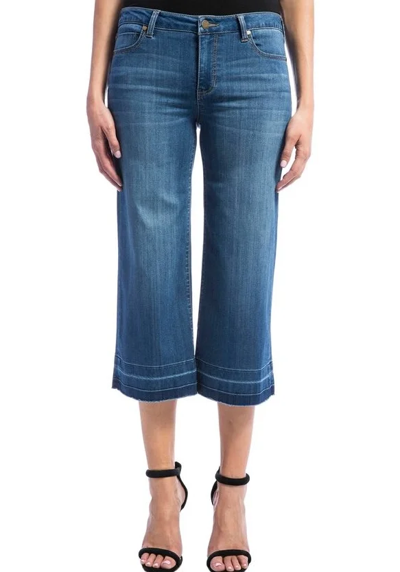 Liverpool Jeans Company High Waist Wide Leg Crop - $79 Norddstrom