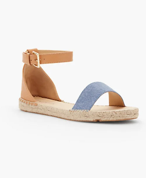 'Ivy' Espadrille Sandal - $89.50 Talbots