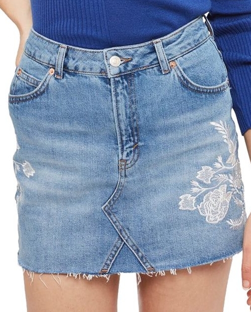 Topshop Embroidered Mini - $68 Nordstrom (100% cotton)