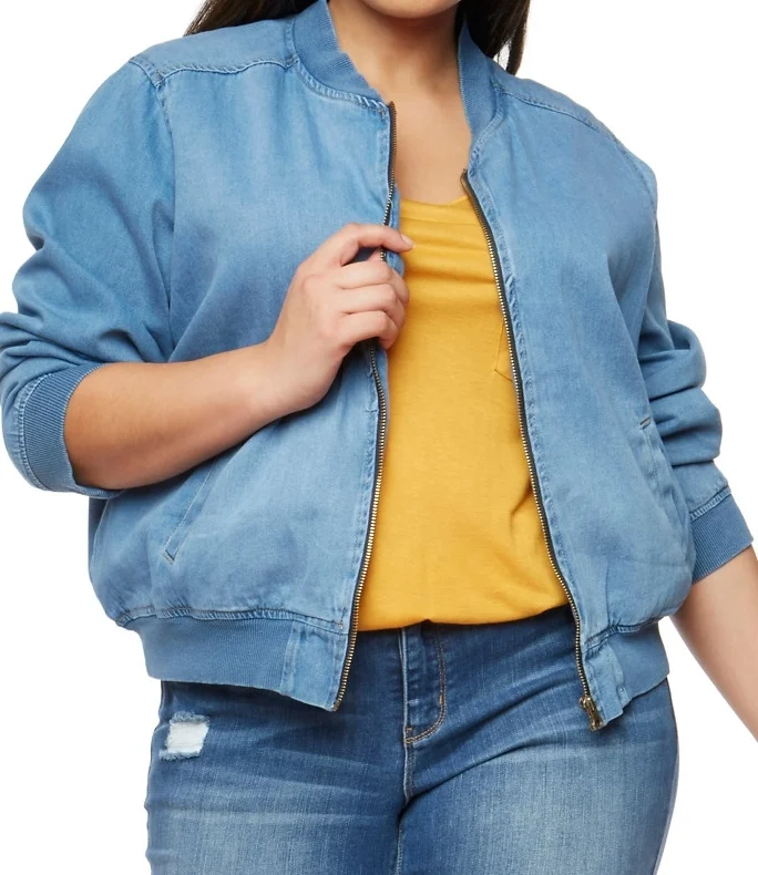 'Highway Jeans' Bomber - $24.99 Rainbow