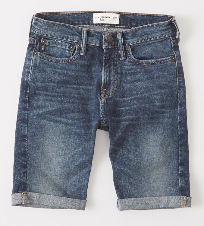 Stretch Denim Shorts - $34.95 Abercrombie