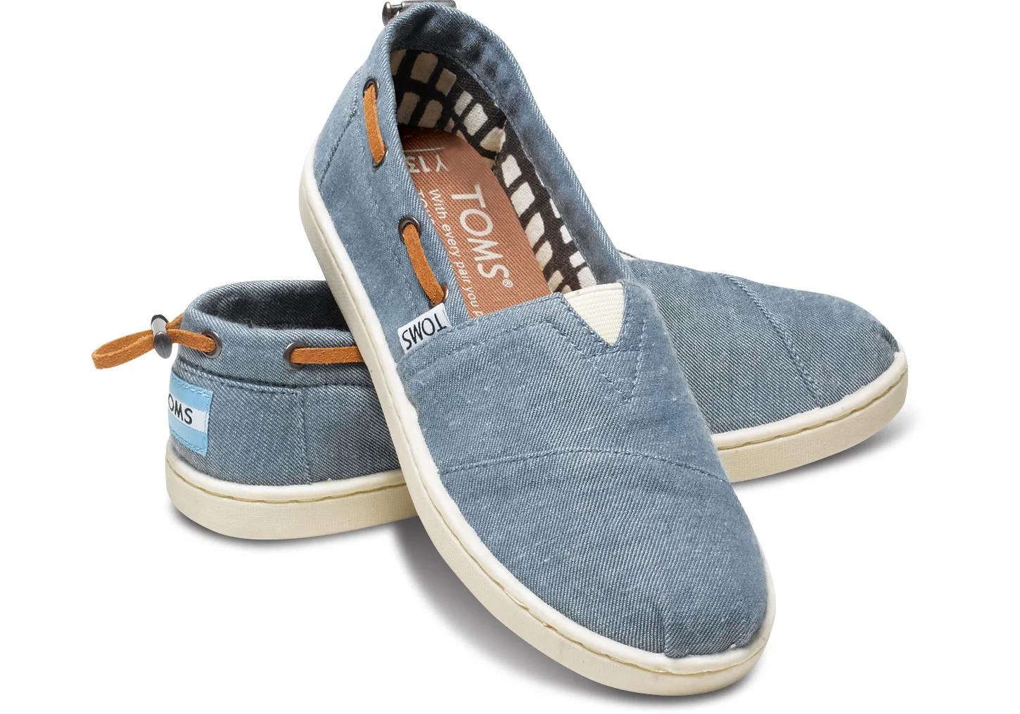 Chambray Youth Biminis - $42 Toms