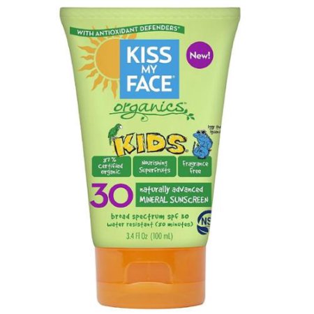 Kiss My Face Organics Kids Mineral Sunscreen, SPF 30
