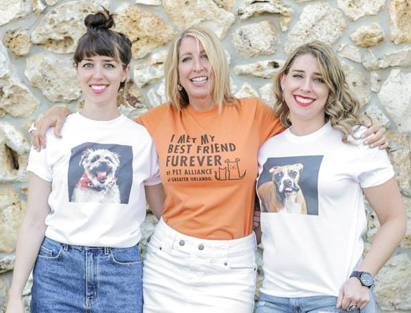 Liv, Sue, & Hannah of GO BIG Marketing / Orlando Shirts