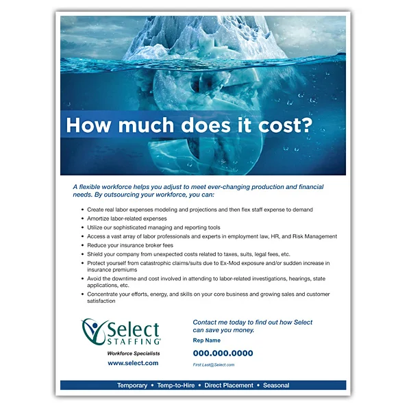 Cost Saving Flyer