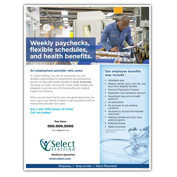 Associate Benefits Flyer