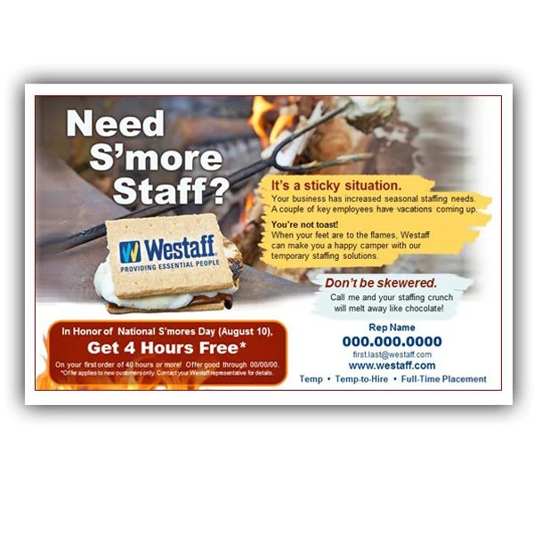 Franchise Promotion Postcard