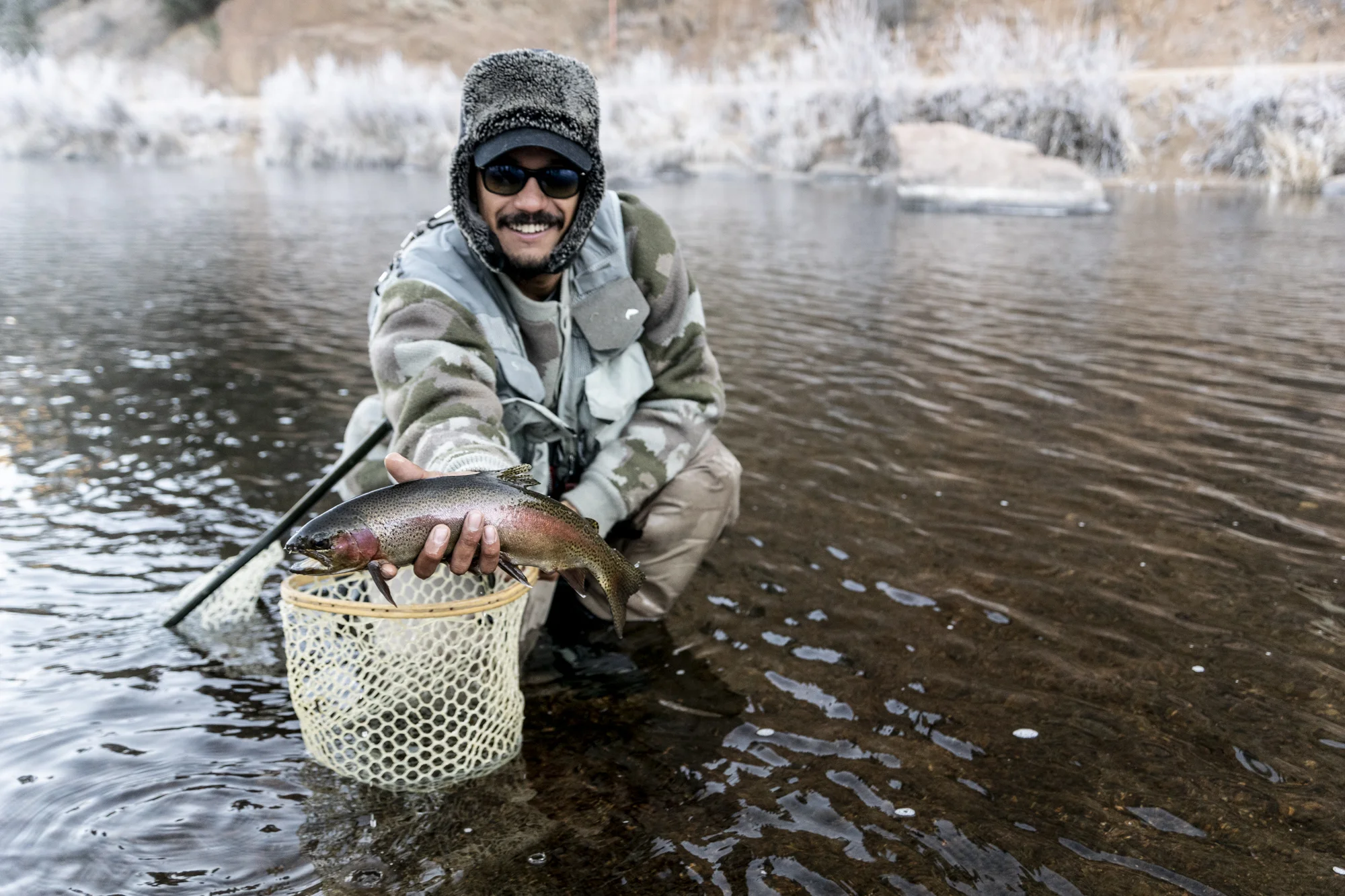 Jaytee gets the first catch of the day