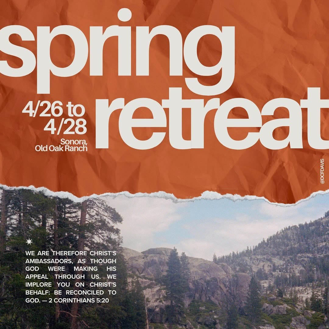 Join us for Spring Retreat! 😄 We&rsquo;re heading to a new location and we have guest speaker @etreuil coming to join us. 

Link in bio for the registration form!