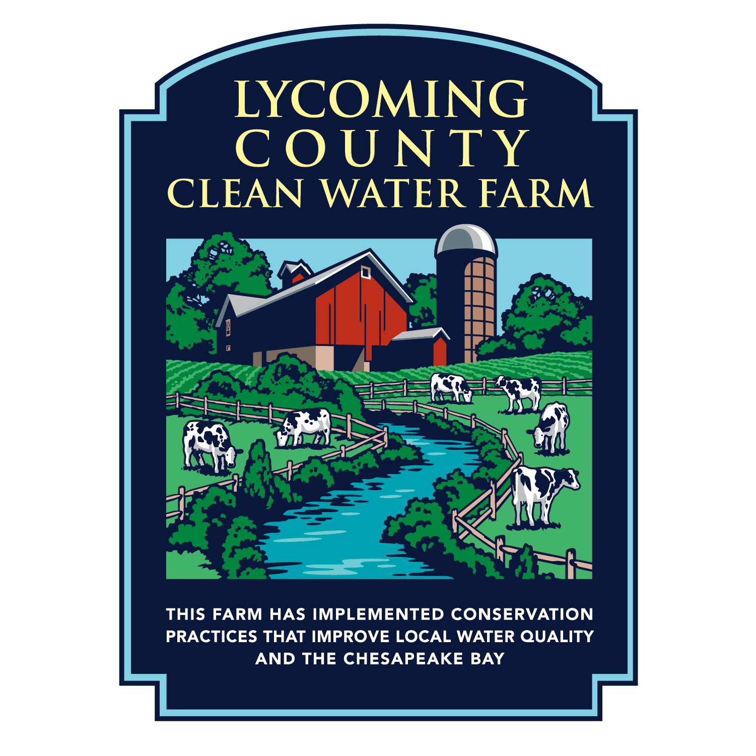 Lycoming County Clean Water Farm sign