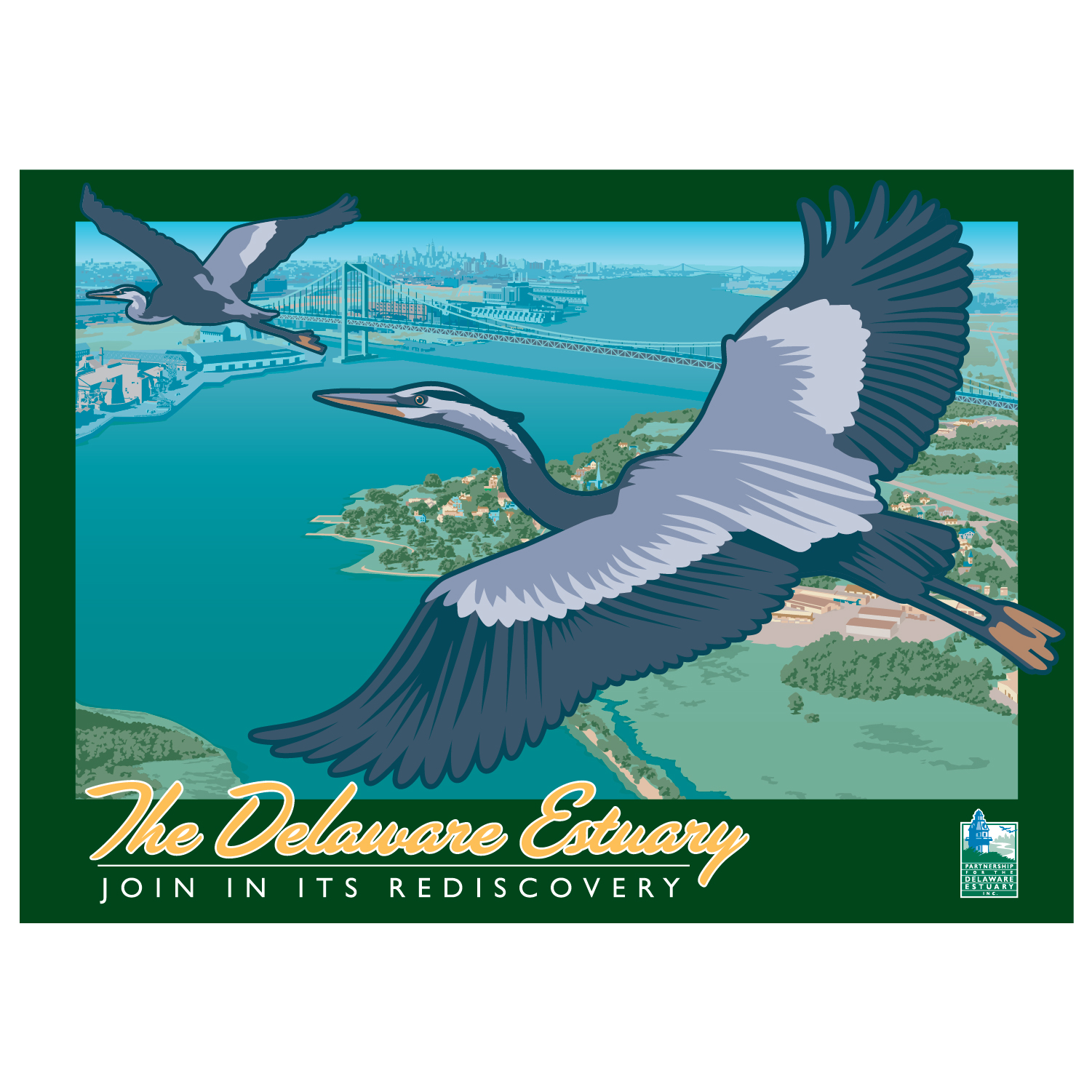 "The Delaware Estuary" poster