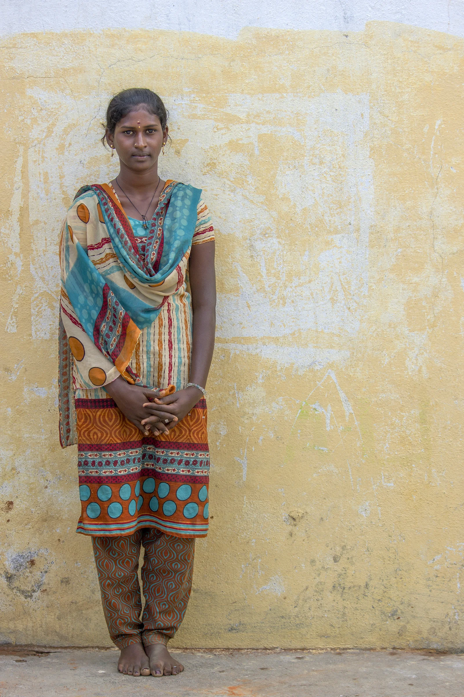 Sathya, a 17 year old girl I met in a Tamil Nadu village. 2014.