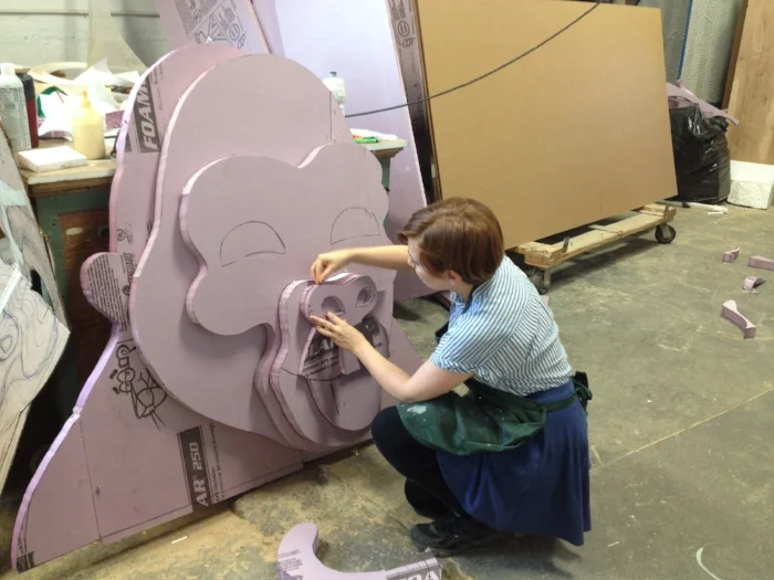  Making King Kong for Saks Fifth Avenue holiday windows 