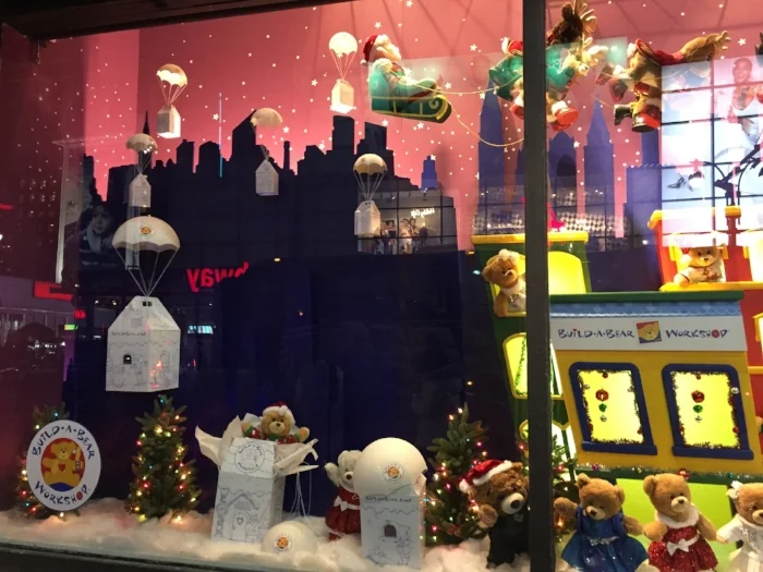  Parachute boxes for Build a Bear holiday windows 