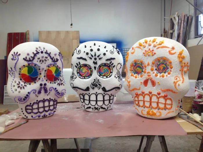  Candy application for Halloween and Dia de los Muertos display at Dylan's Candy Bar 